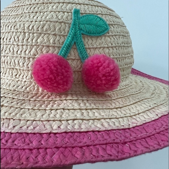 Cherry sun hat for girls - Picture 3 of 8